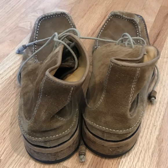 Stefano branchini tan Suede dress boots